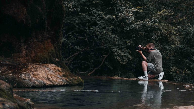 Moi en shootant la nature